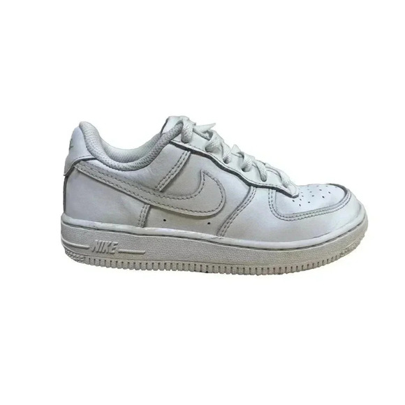 Nike Air Force 1 LE "Triple White" Sneaker Kids 12C Youth DH2925-111 - Picture 1 of 9